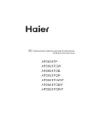 Preview for 29 page of Haier AFD626TF Operation Manual