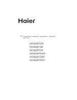 Preview for 85 page of Haier AFD626TF Operation Manual