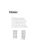 Haier AFD630IB Instructions For Use Manual предпросмотр