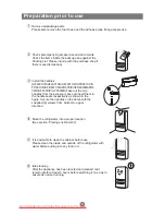 Предварительный просмотр 11 страницы Haier AFD631CX -  2 Instructions For Use Manual