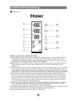 Preview for 34 page of Haier AFD631GB Instructions For Use Manual