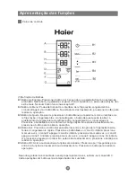 Предварительный просмотр 122 страницы Haier AFD631GB Instructions For Use Manual