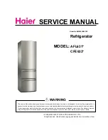 Haier AFL631 series Service Manual preview