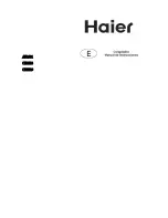 Haier AFL631CWE Instruction Manual preview