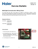 Preview for 1 page of Haier Arctic Multi 2U20EH2VHA Service Bulletin