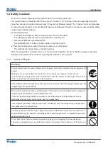 Preview for 4 page of Haier AS12TA2HRA Service Manual