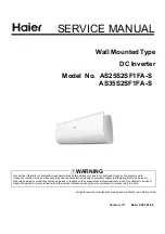 Preview for 1 page of Haier AS25S2SF1FA-S Service Manual