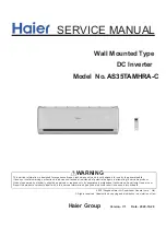 Preview for 1 page of Haier AS35TAMHRA-C Service Manual