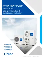 Preview for 1 page of Haier AU482FIERAG Installation & Maintenance Instructions Manual