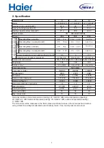 Preview for 4 page of Haier AV08NMSETA Design, Installation & Maintenance Instruction