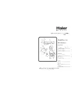 Preview for 1 page of Haier B628TX Manuel D'Instructions