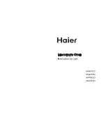 Preview for 1 page of Haier Bauer HR-6752D Instruction Manual