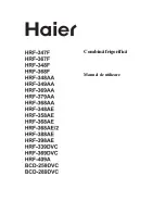 Haier BCD-259DVC (Romanian) Manual De Utilizare preview