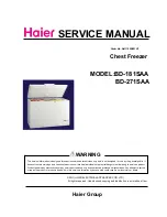 Haier BD-181SAA Service Manual preview