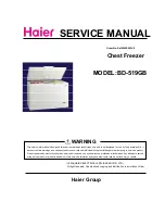 Haier BD-519GB Service Manual preview