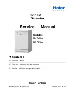 Предварительный просмотр 2 страницы Haier BFD45W Service Manual