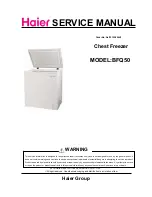 Haier BFQ50 Service Manual предпросмотр