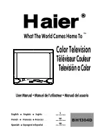 Preview for 1 page of Haier BH1304D User Manual