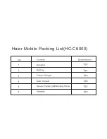 Preview for 35 page of Haier C6000 User Manual