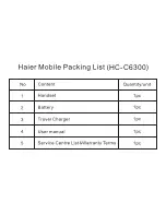 Предварительный просмотр 32 страницы Haier C6300 User Manual