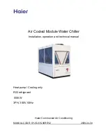 Предварительный просмотр 1 страницы Haier CA0100AANB Installation, Operation And Technical Manual