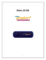 Haier CE100 User Manual preview