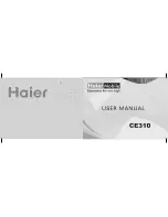 Preview for 1 page of Haier CE310 User Manual