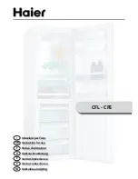 Haier CFE series Instructions For Use Manual предпросмотр