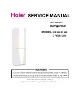 Haier CFE633CWE Service Manual предпросмотр