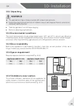 Preview for 29 page of Haier CFE735C J Series Manual