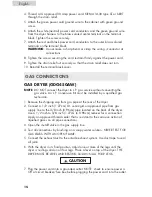 Preview for 16 page of Haier CGDE450AW User Manual And Installation Instructions