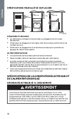 Preview for 40 page of Haier CGDE480BW User Manual