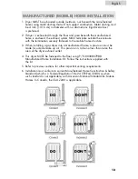 Preview for 13 page of Haier CHDE5300AW User Manual And Installation Instructions