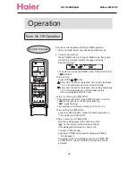 Предварительный просмотр 18 страницы Haier Compact Air Conditioner Operation Manual