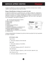 Предварительный просмотр 39 страницы Haier D1FM636C Instruction Manual