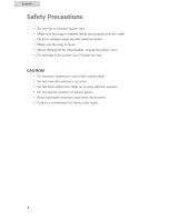 Preview for 2 page of Haier D530M - 30 Pint 1 Spd LOWTEMP User Manual