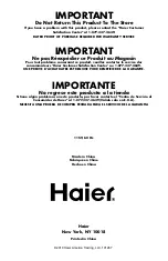 Предварительный просмотр 40 страницы Haier DD300RW User Manual