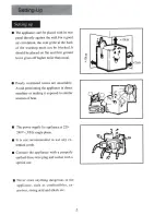 Предварительный просмотр 3 страницы Haier DKS 120 User Manual