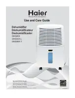 Haier DM30EK Use And Care Manual preview