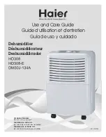 Preview for 1 page of Haier DM30J Use And Care Manual