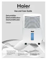 Haier DM32M Use And Care Manual preview