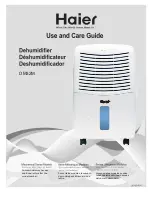 Preview for 1 page of Haier DM32M Use And Care Manual