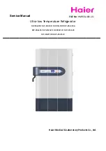 Preview for 1 page of Haier DW-86L338 Service Manual