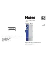 Haier DW-86L578S Operation Manual preview