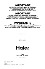 Preview for 35 page of Haier DW-9999-16 User Manual