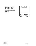 Haier DW001 Owner'S Manual preview