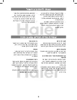 Preview for 9 page of Haier DW12-BFE ME User Manual