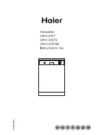 Haier DW12-EFET Instructions For Use Manual preview