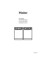 Предварительный просмотр 2 страницы Haier DW12-TFE2 series Instructions For Use Manual