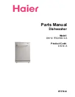 Haier DW12-TFE2WH Parts Manual предпросмотр